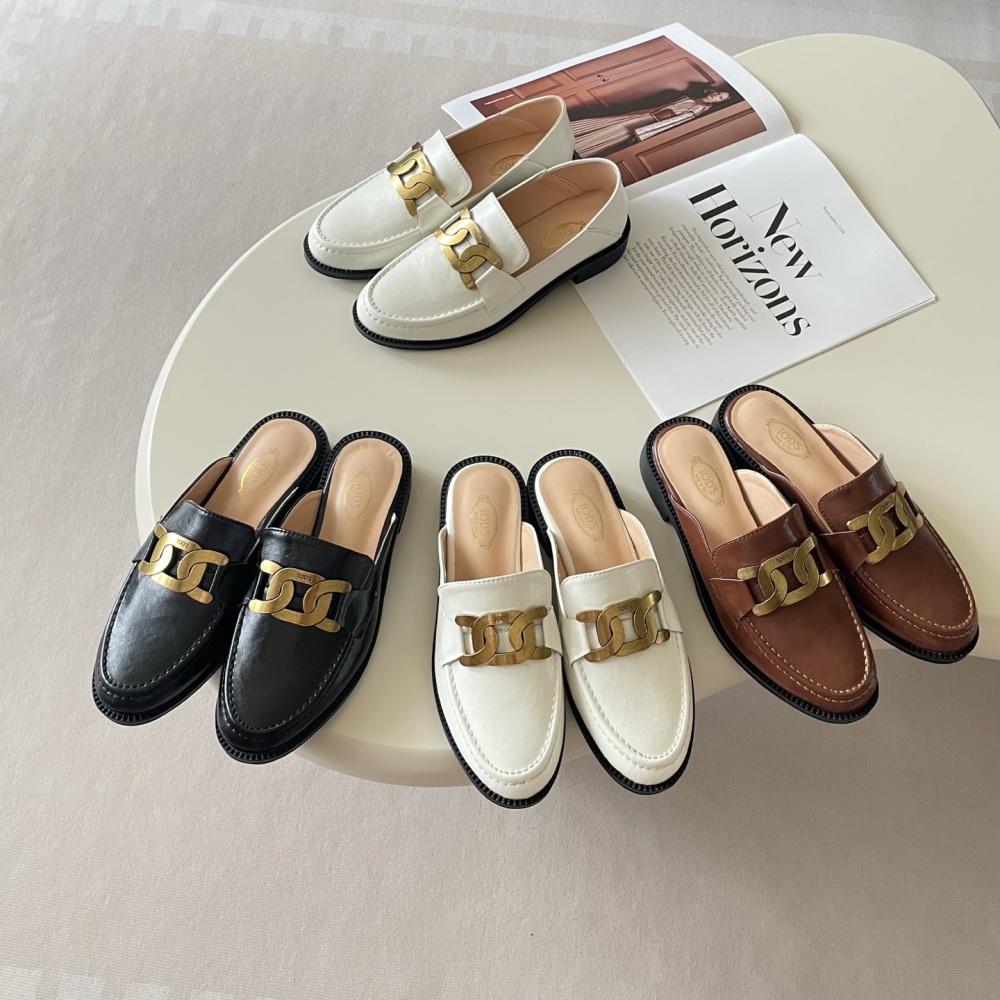 TOD'S 26P Chain-Detail Flats