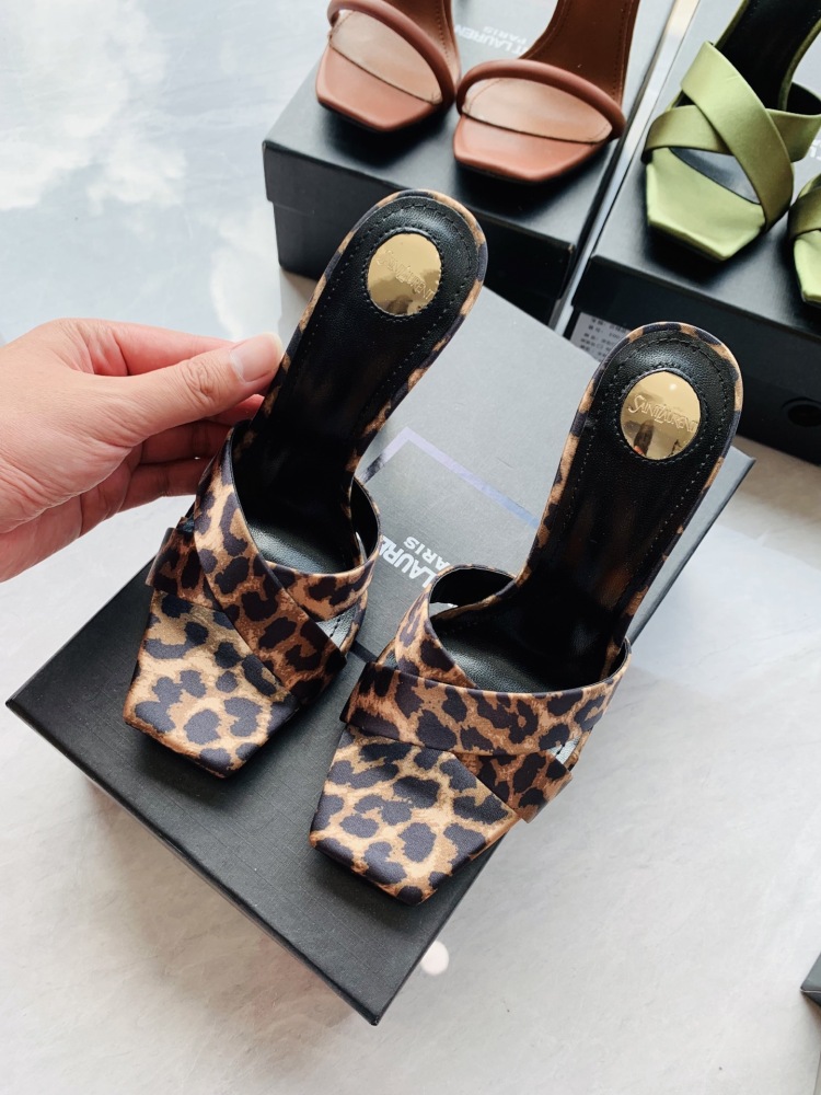 YSL High-heeled mules