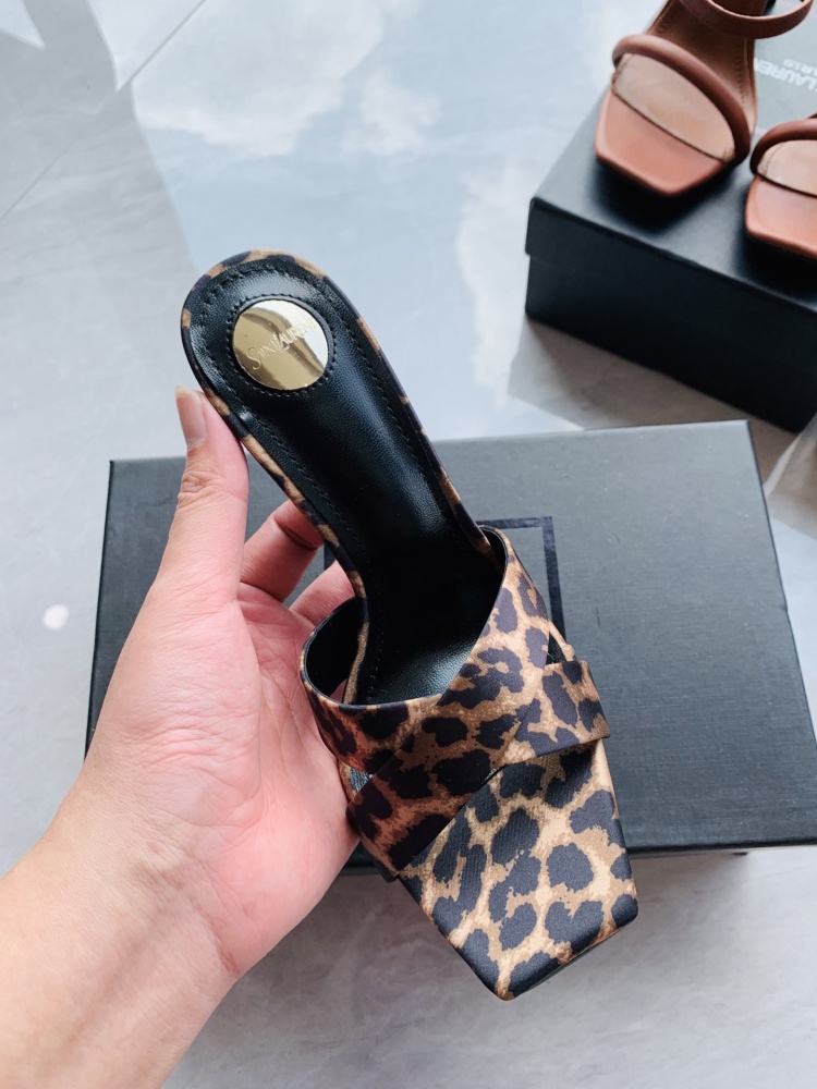 YSL High-heeled mules