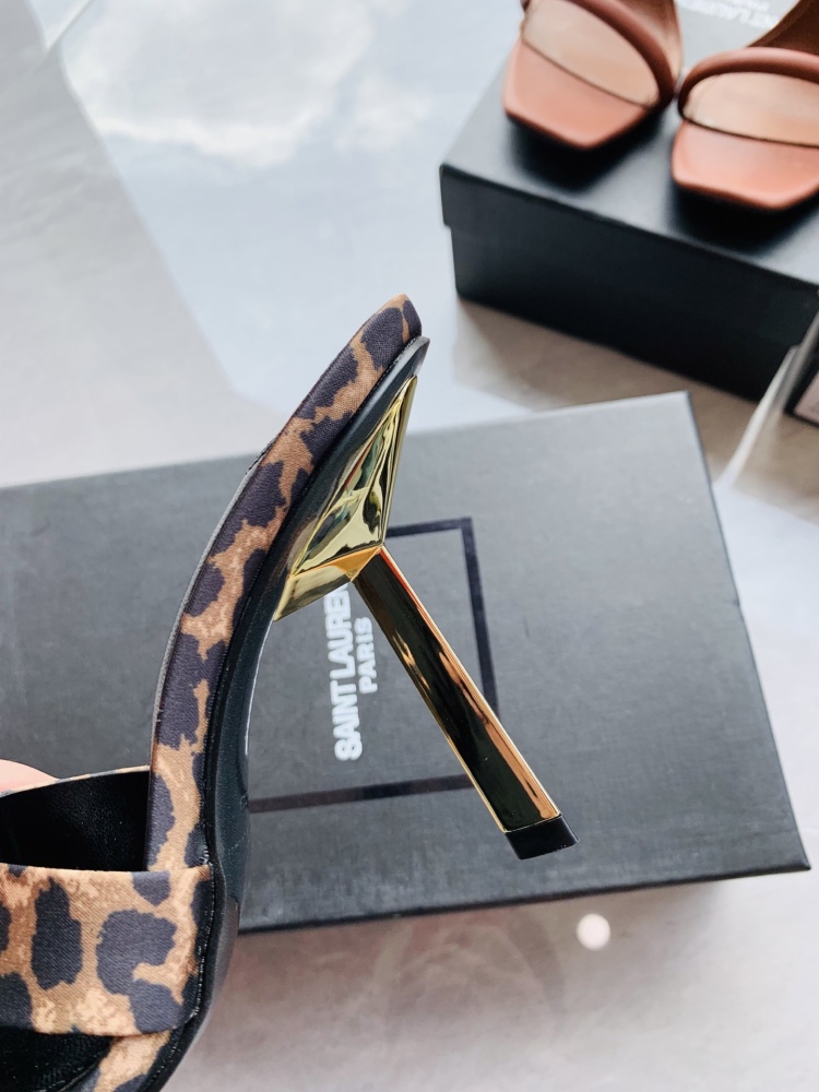 YSL High-heeled mules