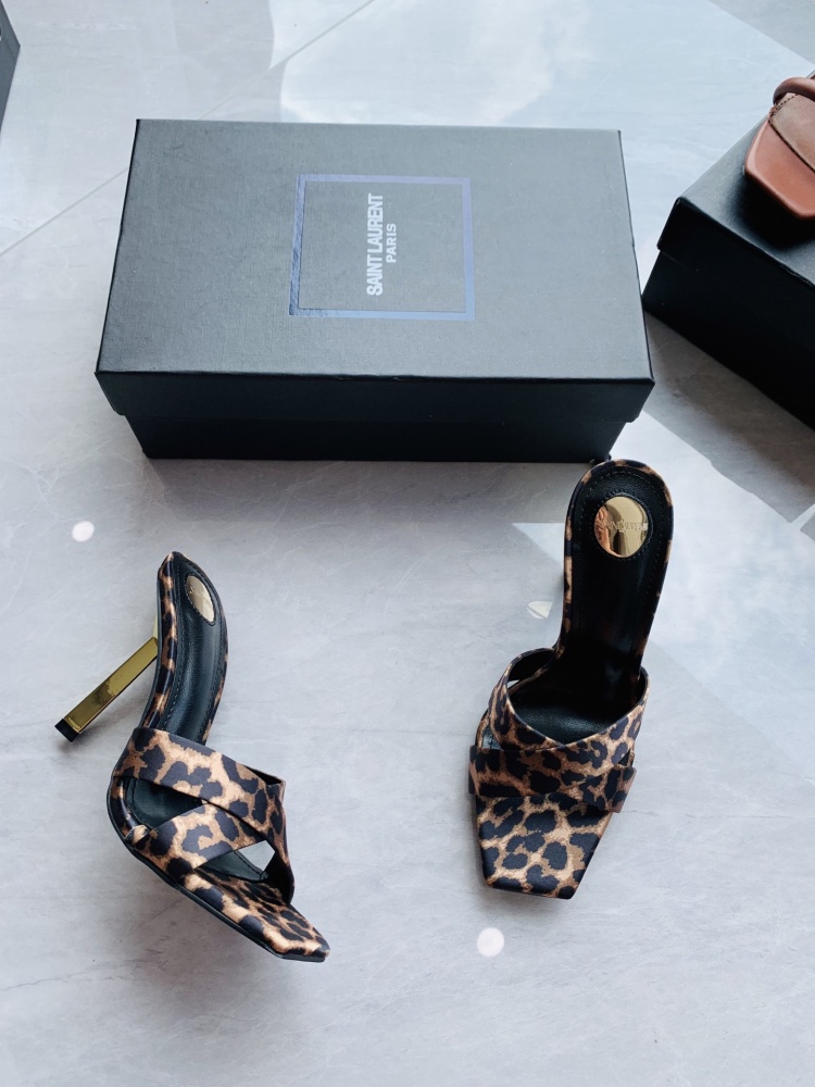 YSL High-heeled mules