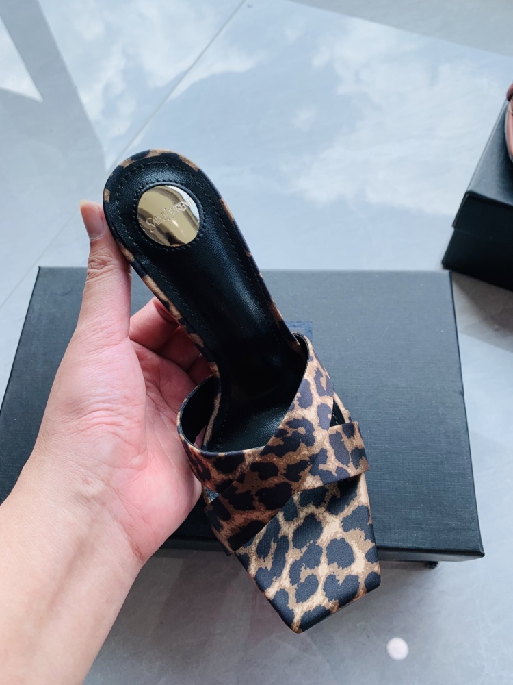 YSL High-heeled mules