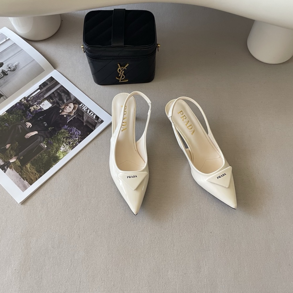 Prada Prada Premium Gold-Label Stiletto Sandals