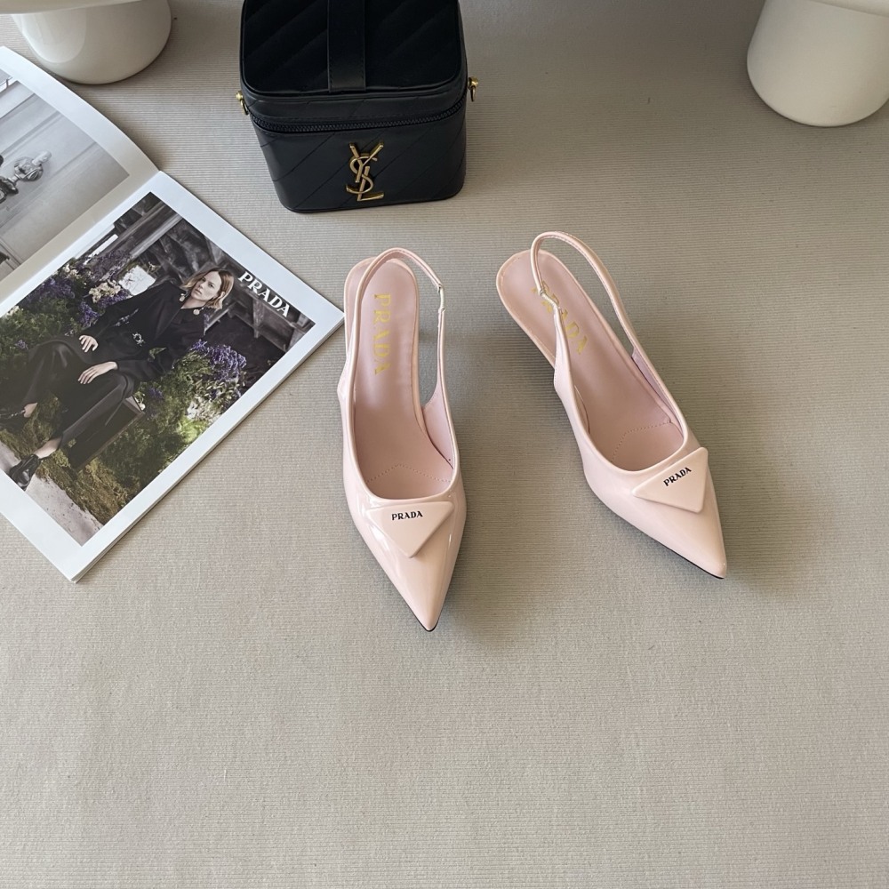 Prada Prada Premium Gold-Label Stiletto Sandals