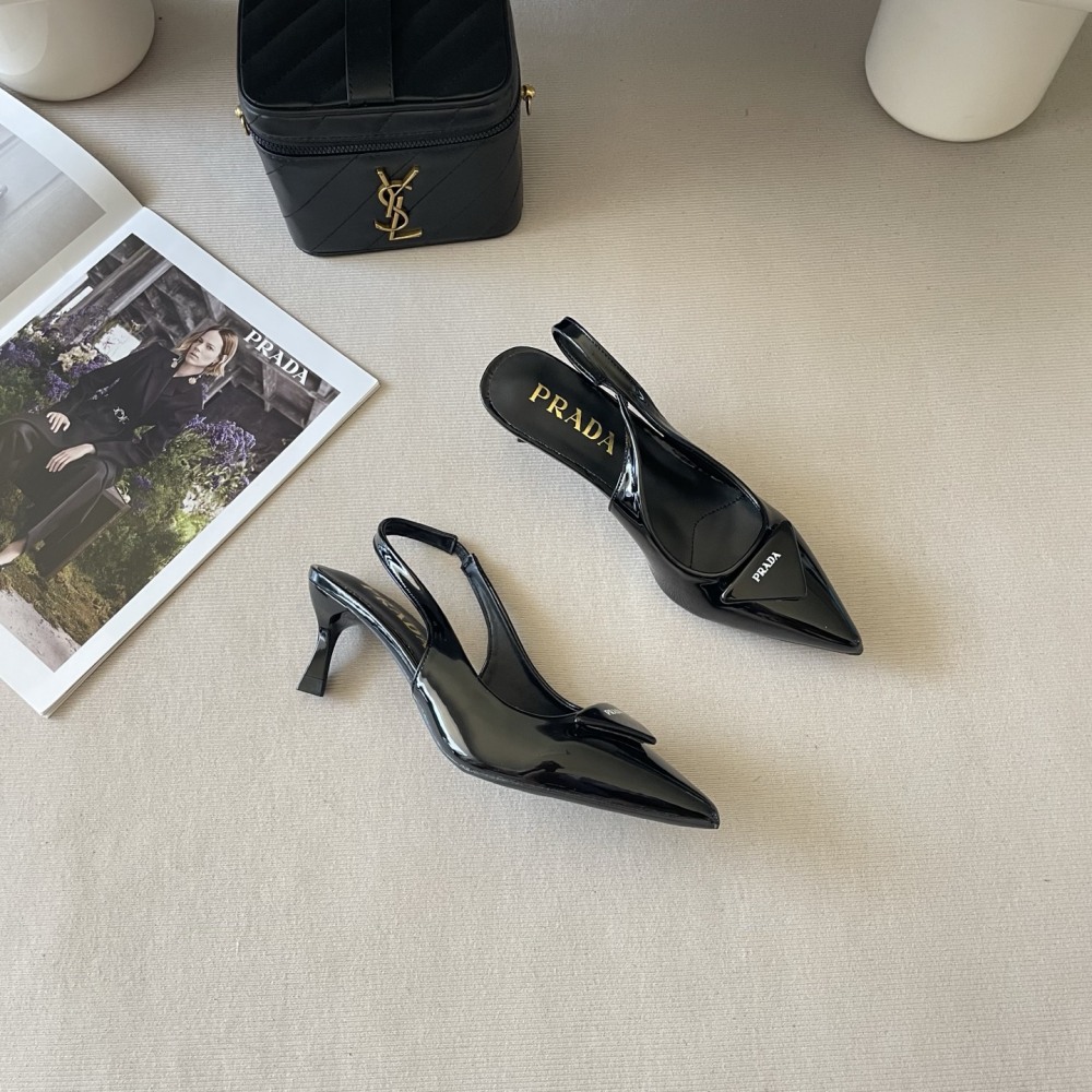 Prada Prada Premium Gold-Label Stiletto Sandals