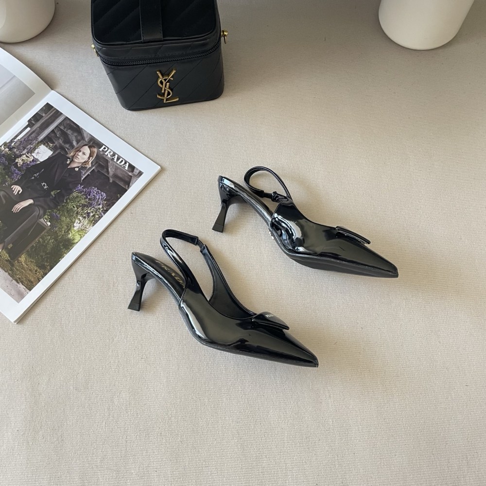 Prada Prada Premium Gold-Label Stiletto Sandals