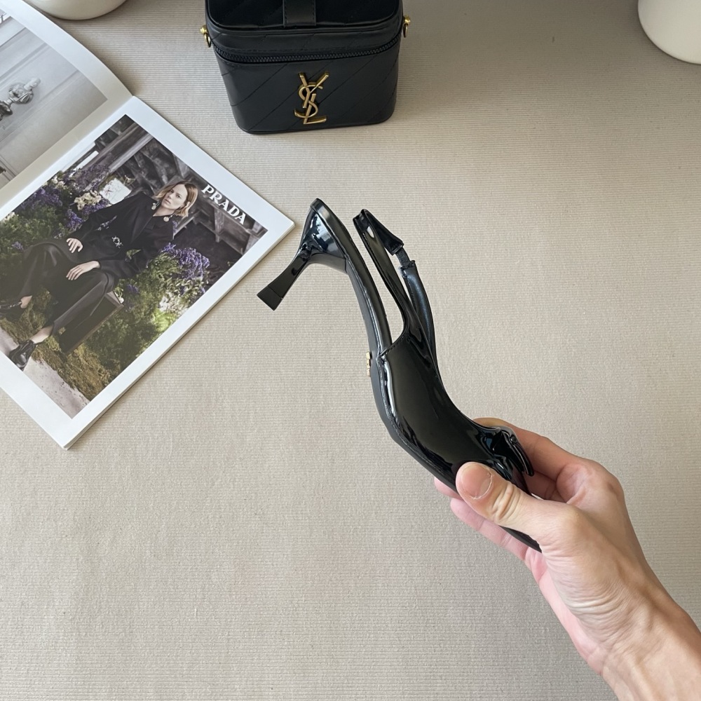 Prada Prada Premium Gold-Label Stiletto Sandals