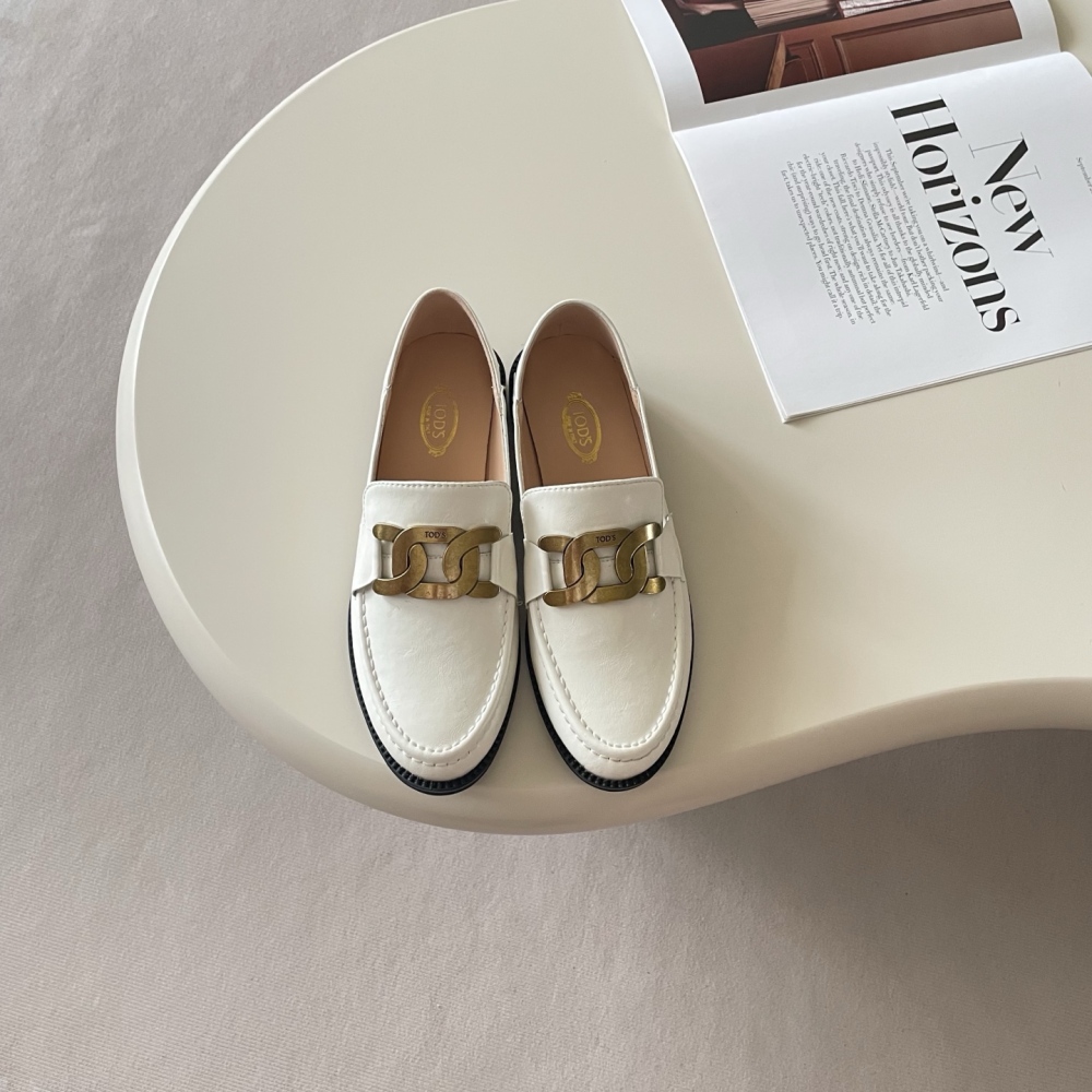 TOD'S 26P Chain-Detail Flats