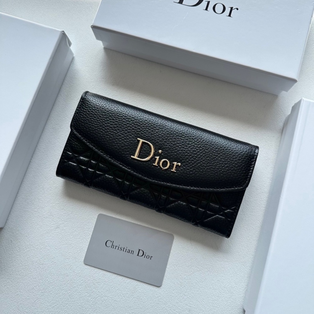 Dior Stylish Top-Grain Cowhide Wallet