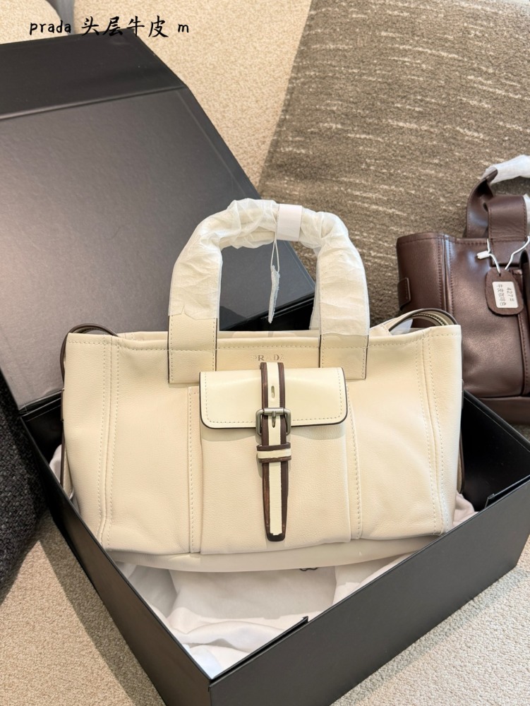 Prada Layered Leather Handbag