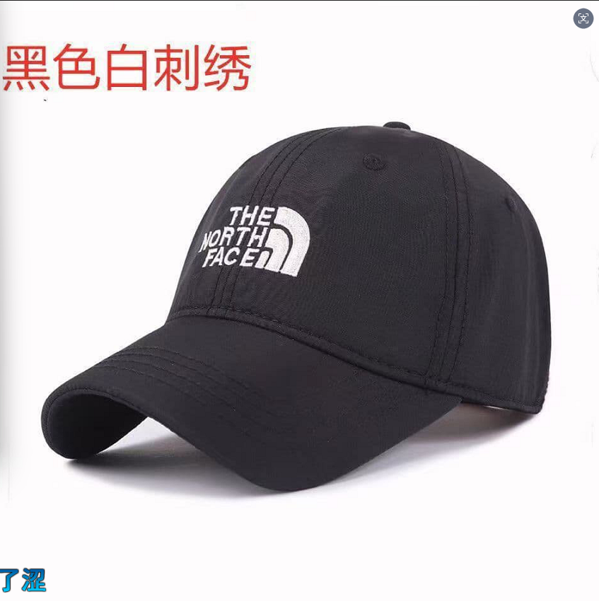The North Face caps