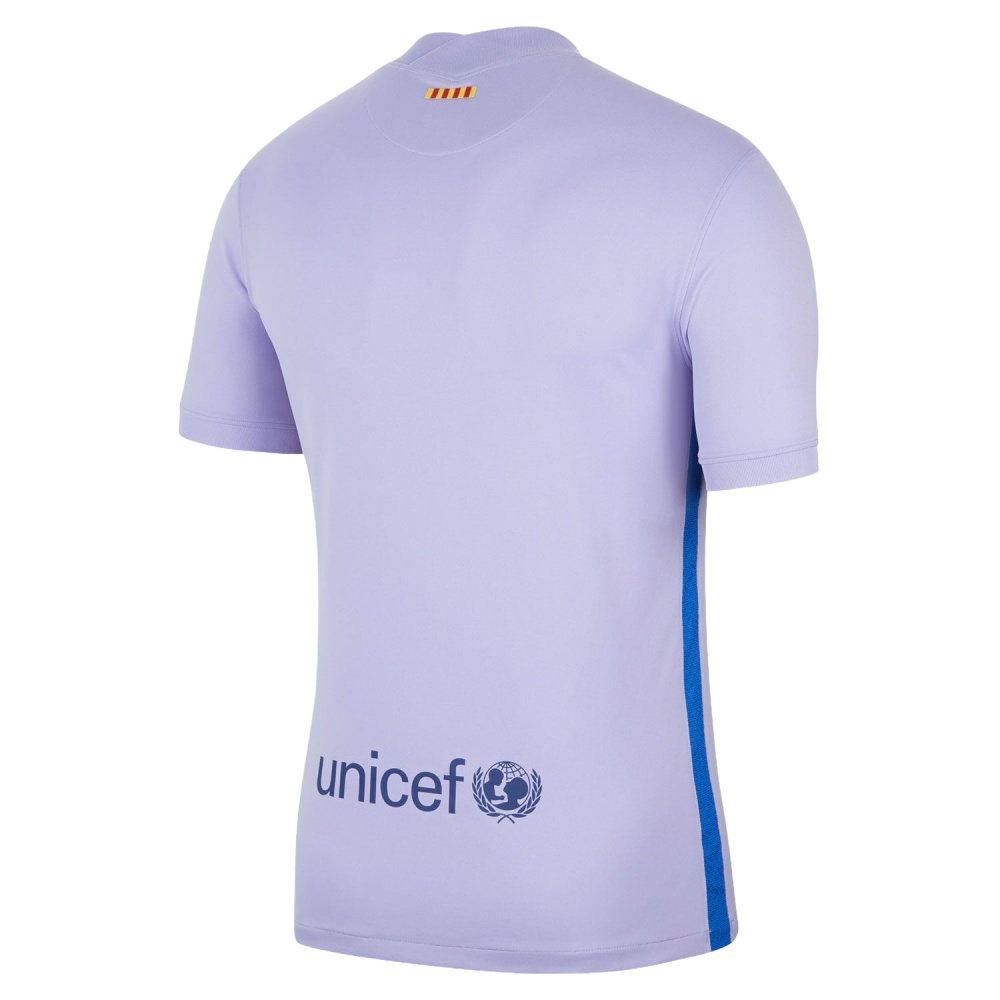 21-22 Barcelona Purple away football jersey
