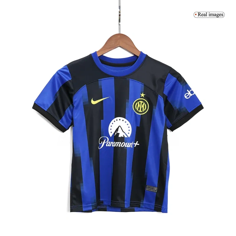 Kids Inter Milan 2023/24 Home Kit Jersey+Shorts