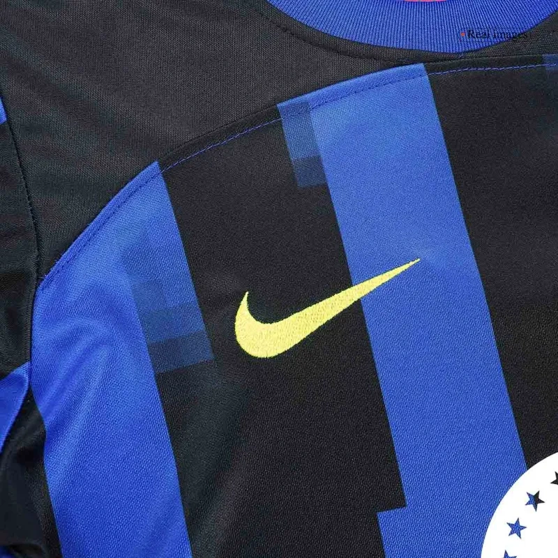 Kids Inter Milan 2023/24 Home Kit Jersey+Shorts