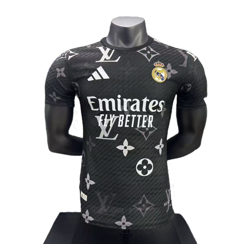 25-26 Real Madrid x LV Black Special Player Version Shirt