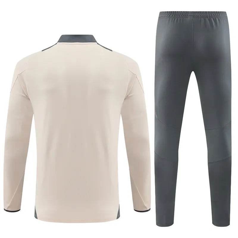 Real Madrid Zipper Sweatshirt Kit(Top+Pants) 2024-25