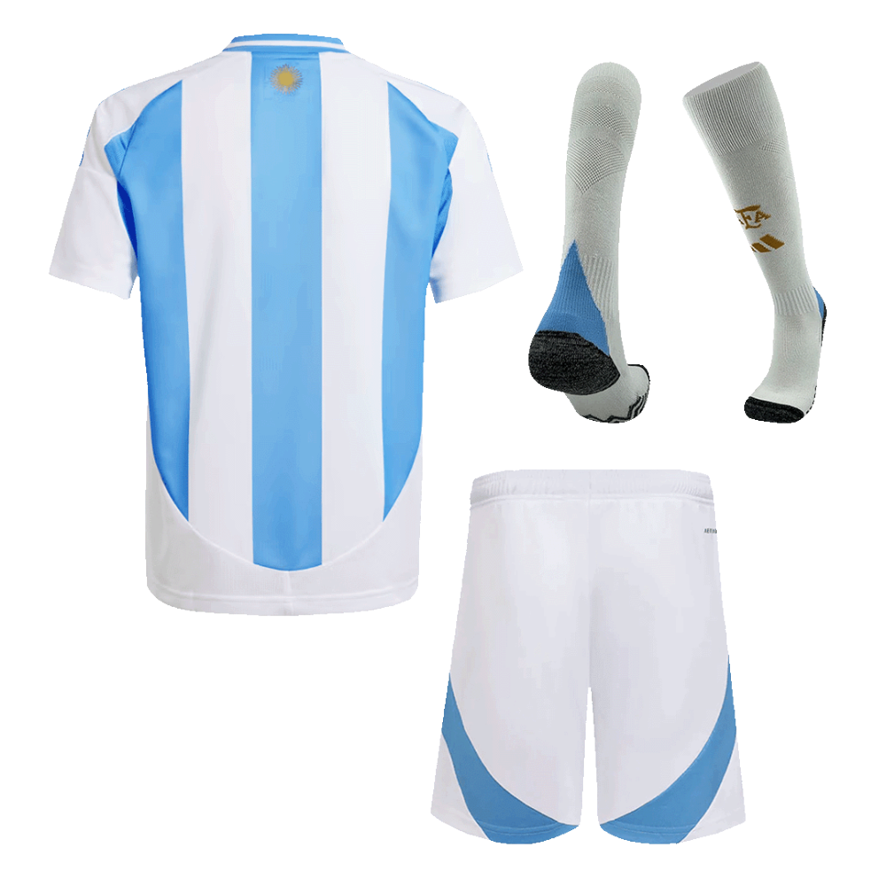 Kids Argentina Custom Home Full Soccer Kits 2024