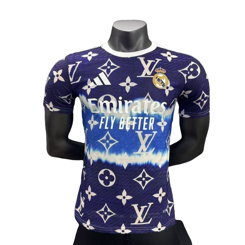 25-26 Real Madrid x LV Navy&Blue Special Edition Jersey
