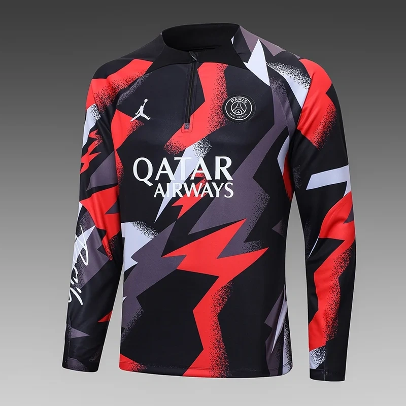 2024/2025 Paris Saint-Germain Half-Pull Training Suit Football Shirt