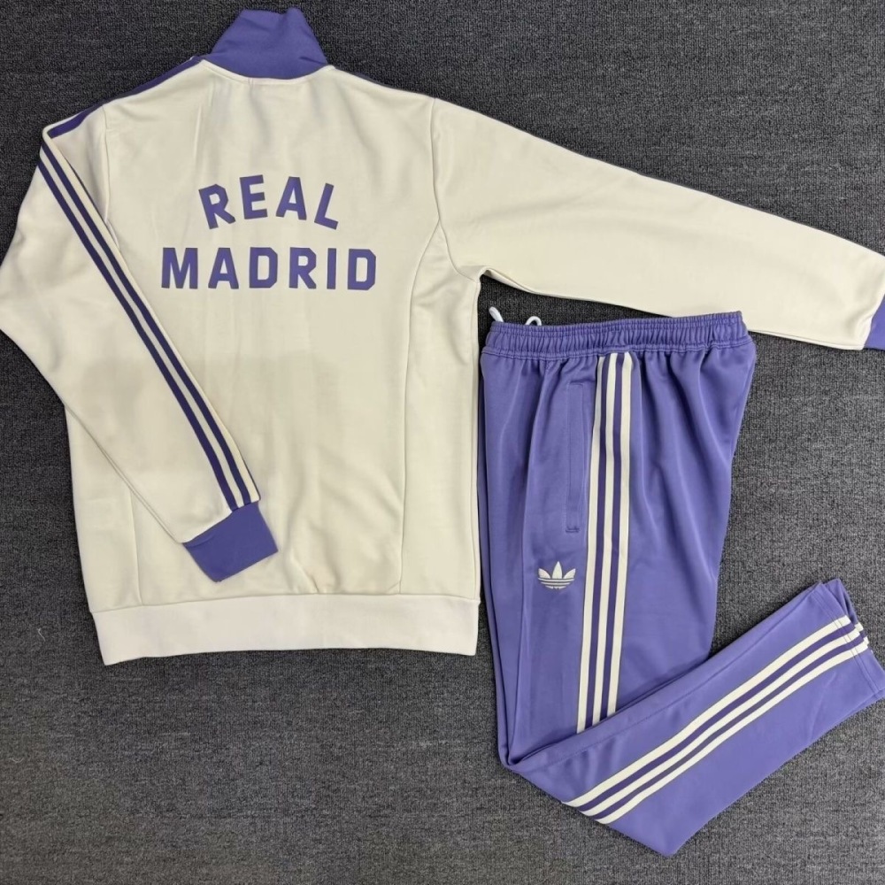 Adidas Men Real Madrid Track Top trousers Kits 24-25