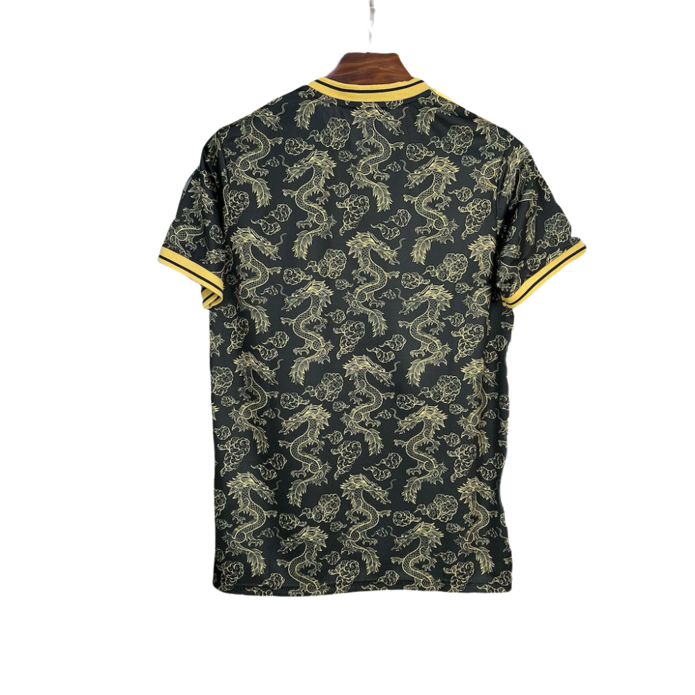25-26 Real Madrid Gold Dragon Special Edition Jersey  Fan Version