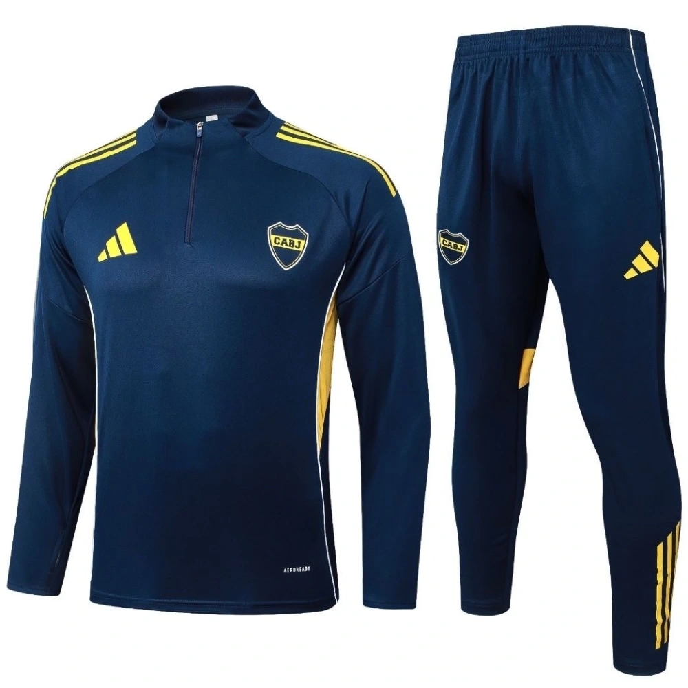 2025-26 Boca juniors Training Kit (sweatshirt+Pants) Blue