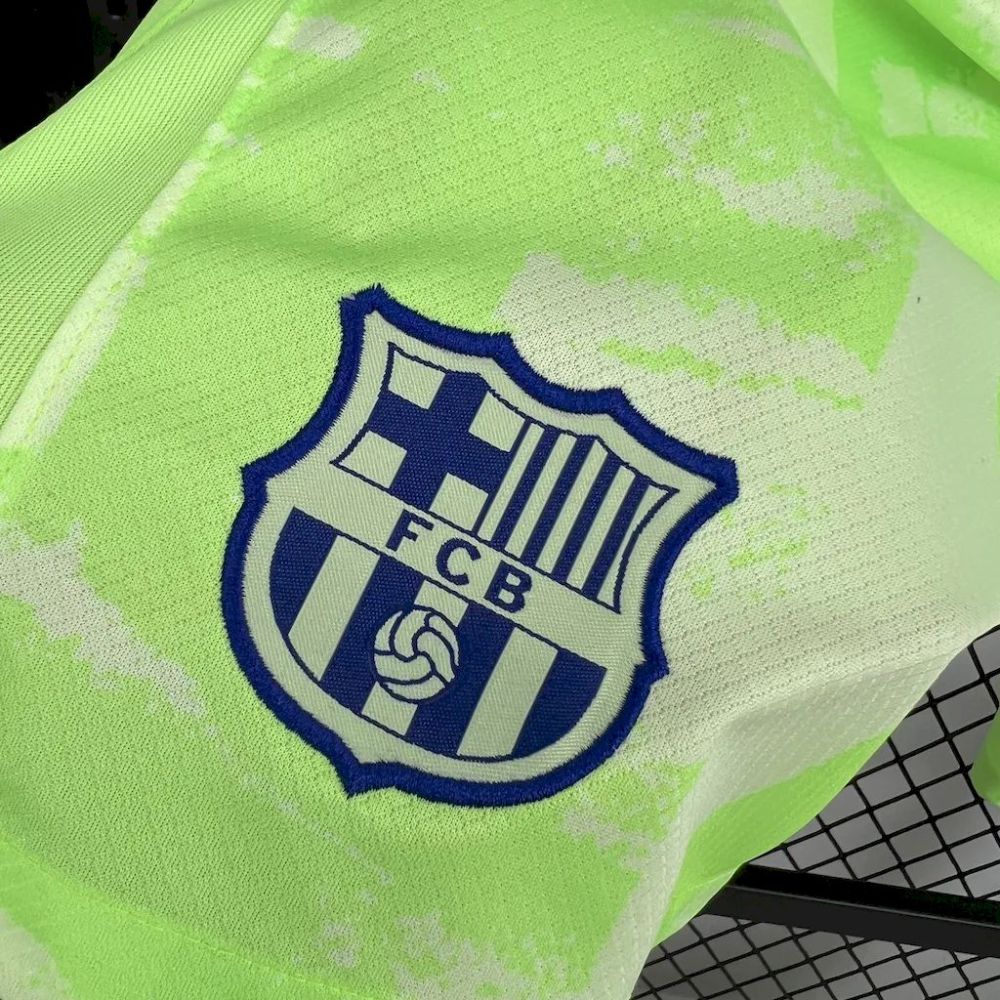Barcelona 24-25 Third Green Soccer Shorts