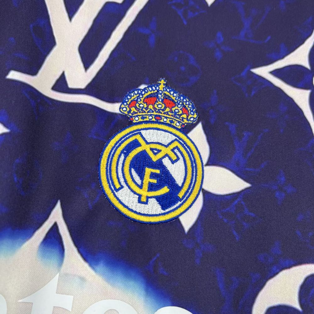 25-26 Real Madrid x LV Navy&Blue Special Edition Jersey