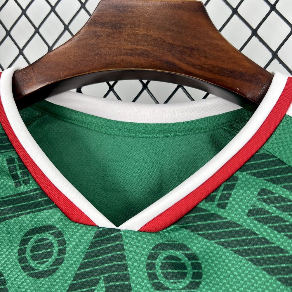2026 Mexico World Cup Long Sleeve Home football jersey Fan Version