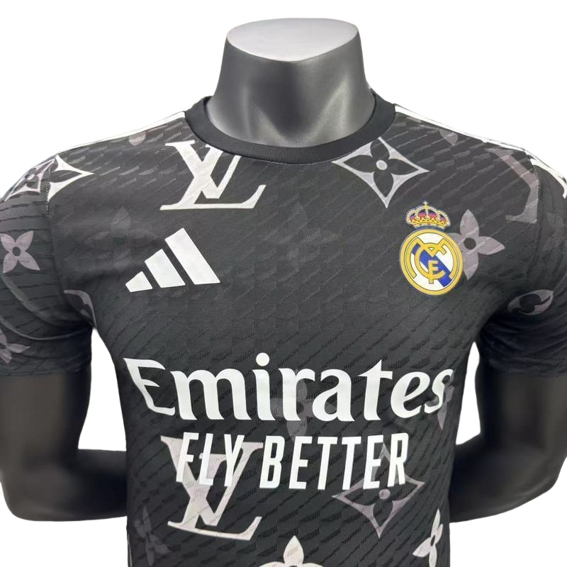 25-26 Real Madrid x LV Black Special Player Version Shirt