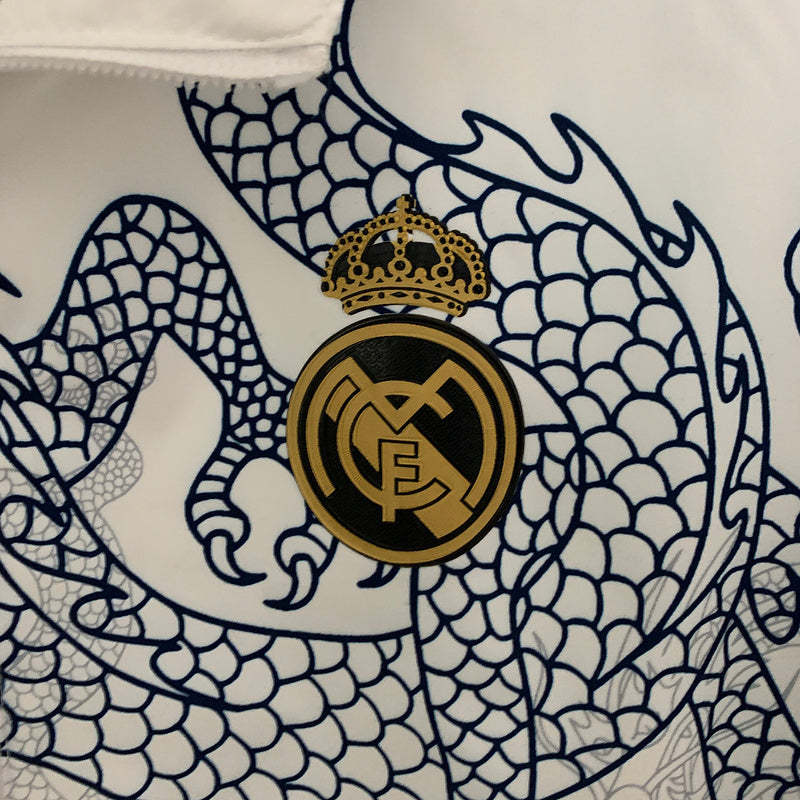 Real Madrid Double Sided Windbreaker White Jacket 2024
