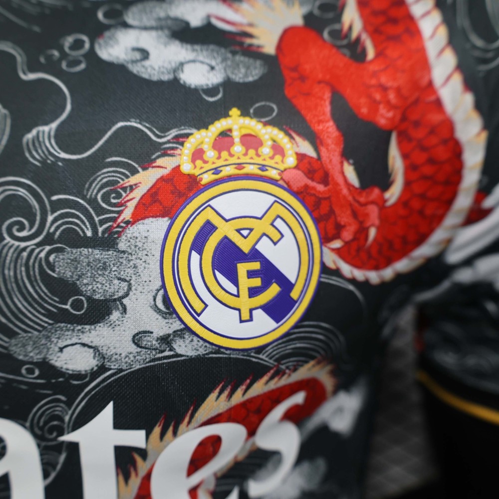 24-25 Real Madrid Red Dragon Special Edtion Kit Player Version
