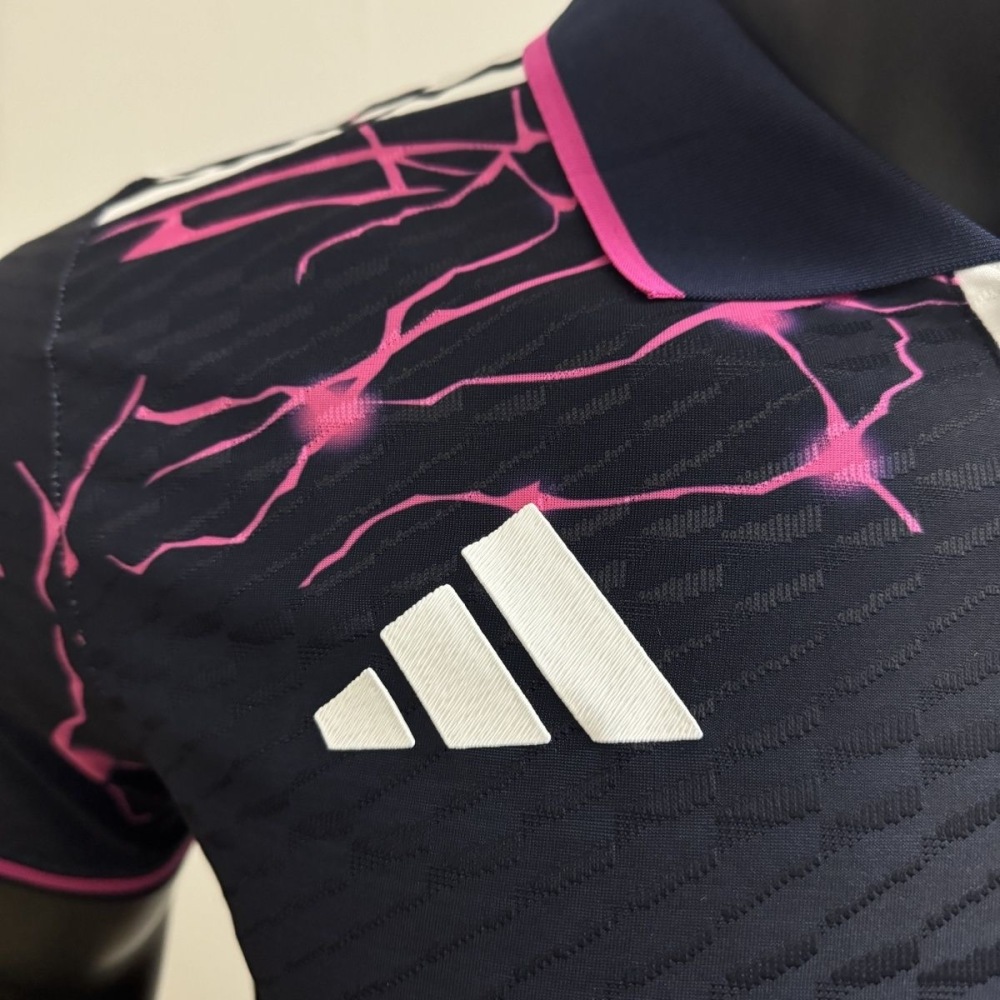 2025-26 Real Madrid Panther Black Purple Special Edition Jersey  Player Edition