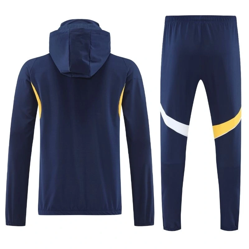 2025-26 Boca juniors Windbreaker Hoodie jacket With Pants Blue
