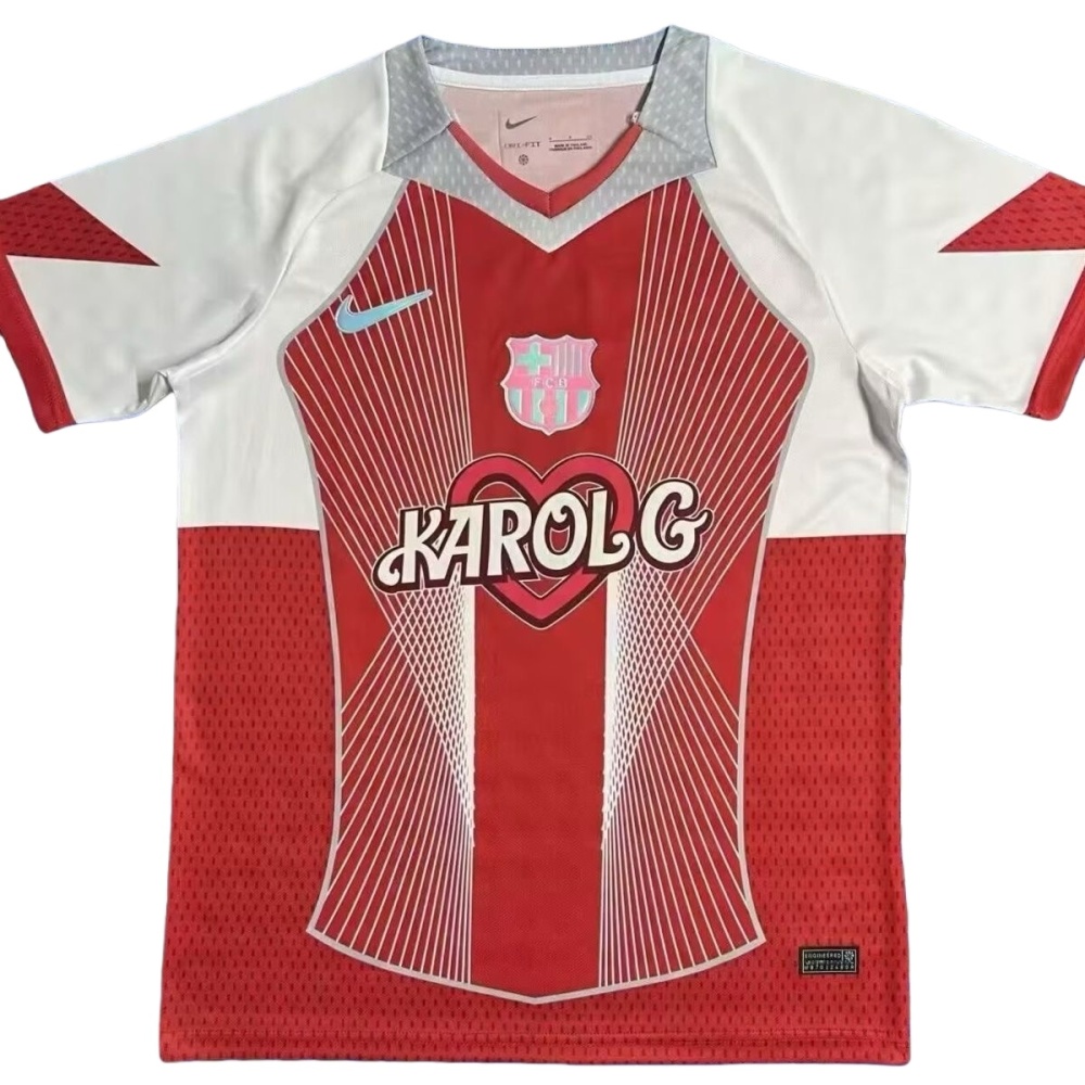 Barcelona red Barbie Princess's Mermaid special Edition Football Shirt 2025-26（Non customized）