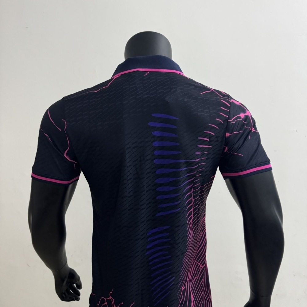 2025-26 Real Madrid Panther Black Purple Special Edition Jersey  Player Edition