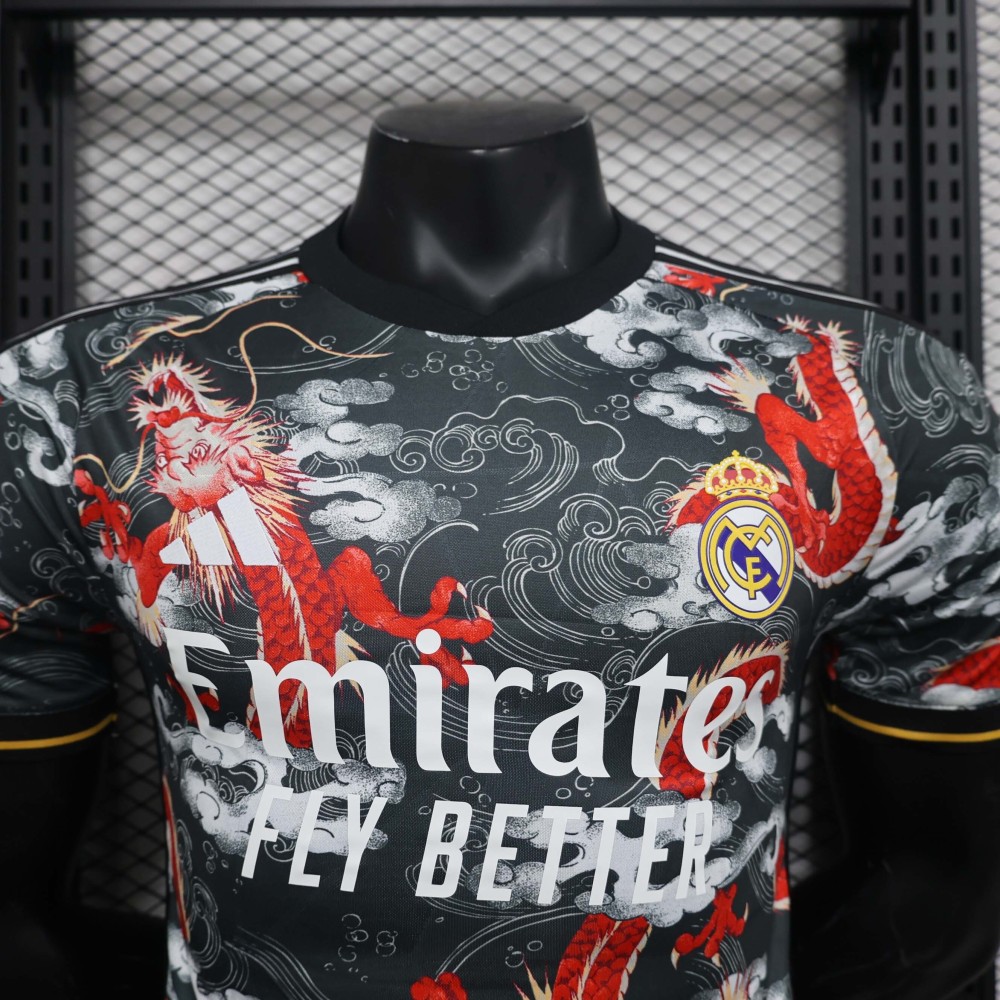 24-25 Real Madrid Red Dragon Special Edtion Kit Player Version