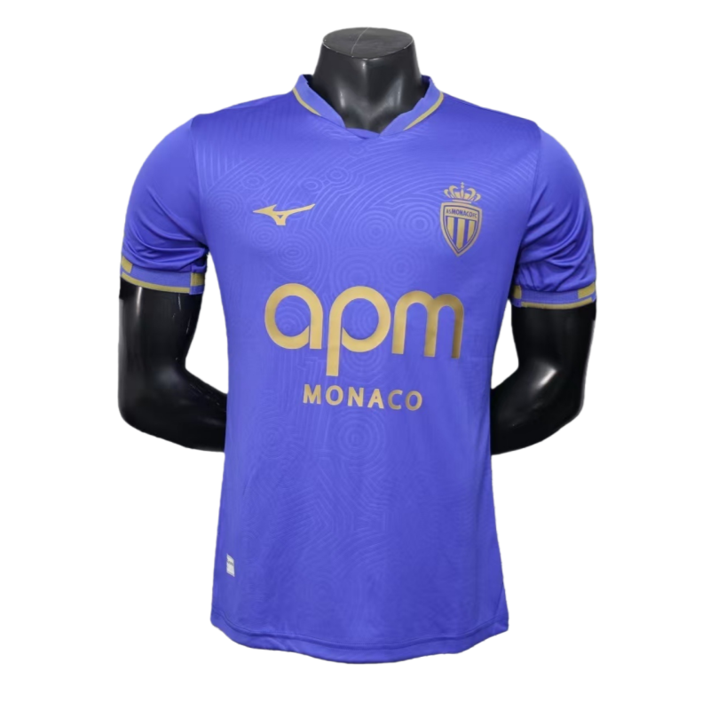 2025-26 AS Monaco Away Soccer jersey Player version