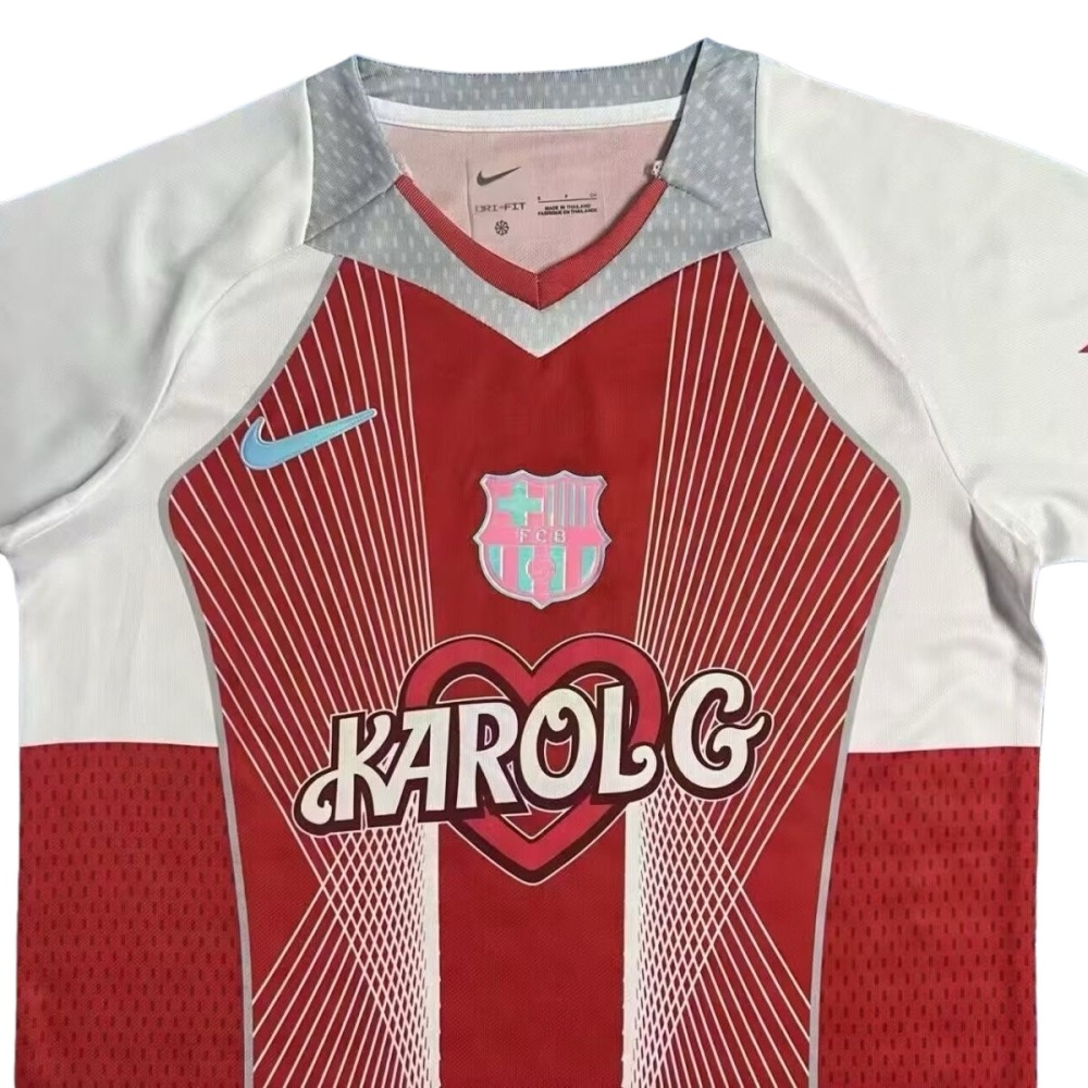 Barcelona red Barbie Princess's Mermaid special Edition Football Shirt 2025-26（Non customized）