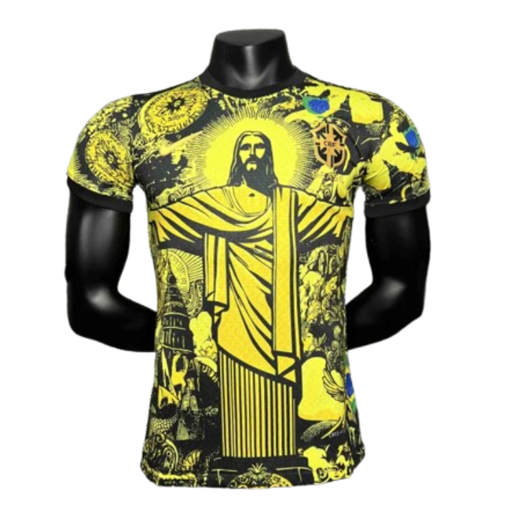 2024 Brazil Christ the Redeemer Special Kit Player Version Shirt Football