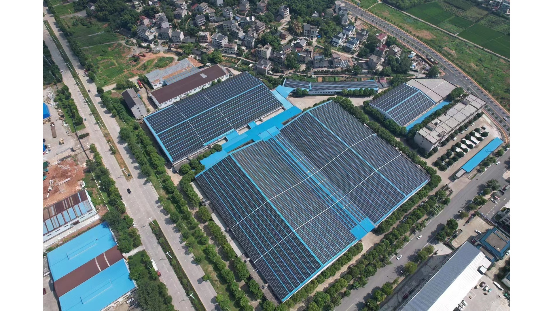 Color Steel Tile Roof Photoviltaic System