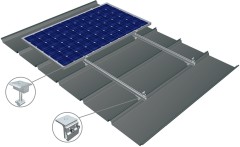 Standing Seam Color Steel Roof Solar Project
