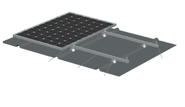 Trapezoidal Color Steel Roof Solar Project