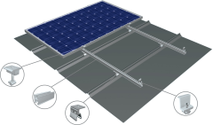 Clip Lock Color Steel Roof Solar Project