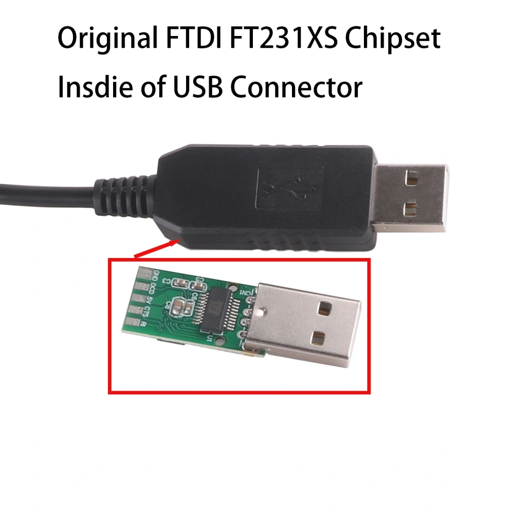US2000C US3000C US5000 Lithium Battey Console Serial Debug Cable FTDI FT231XS USB RS232 to RJ45 Communication Cable