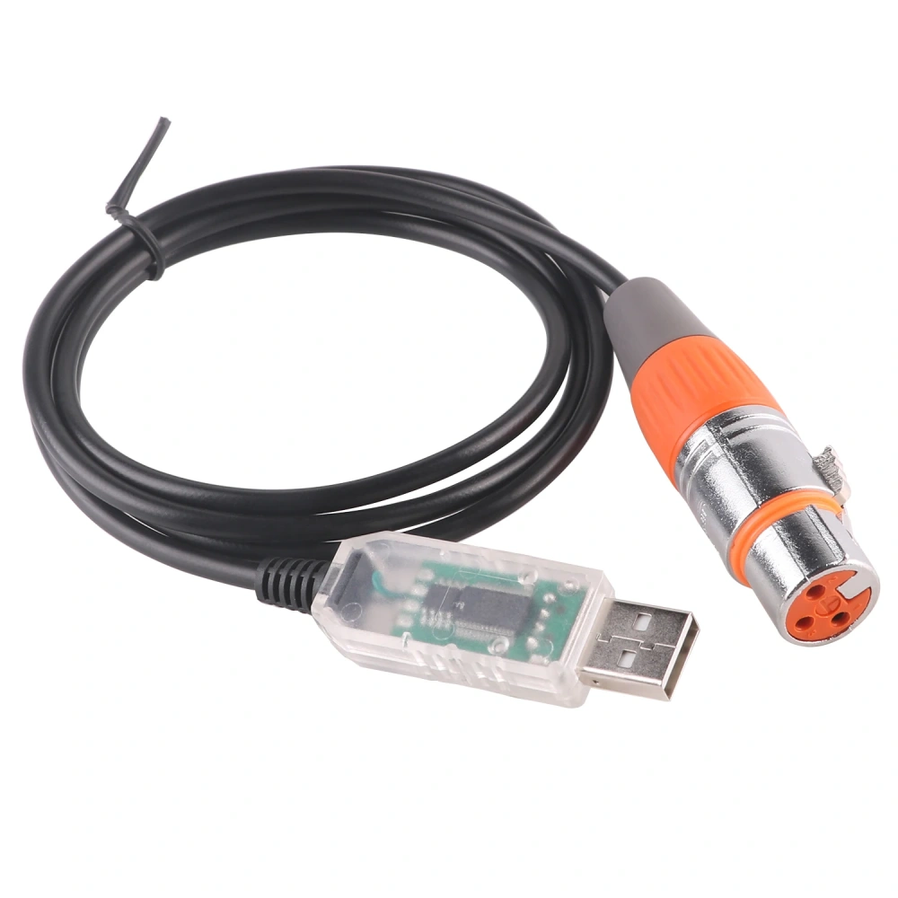 USB to DMX Interface Adapter DMX512 Computer Stage Lighting Controller Dimmer Usb Led Dmx512 Interface With CD