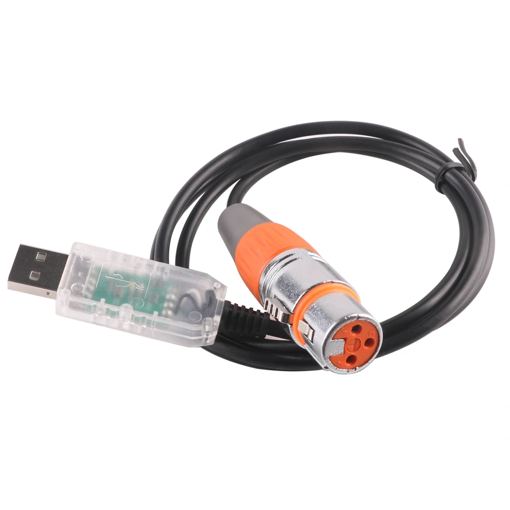 USB to DMX Interface Adapter DMX512 Computer Stage Lighting Controller Dimmer Usb Led Dmx512 Interface With CD