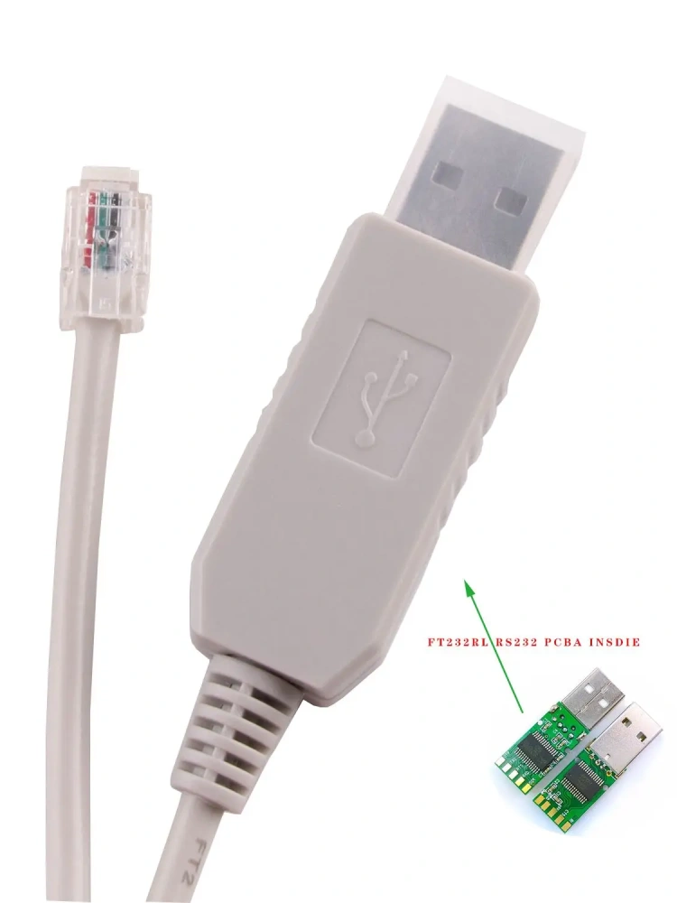 FTDI USB to RJ9 RS232 Serial Hand Control Console Upgrade Cable for Celestron Nexstar Telescope