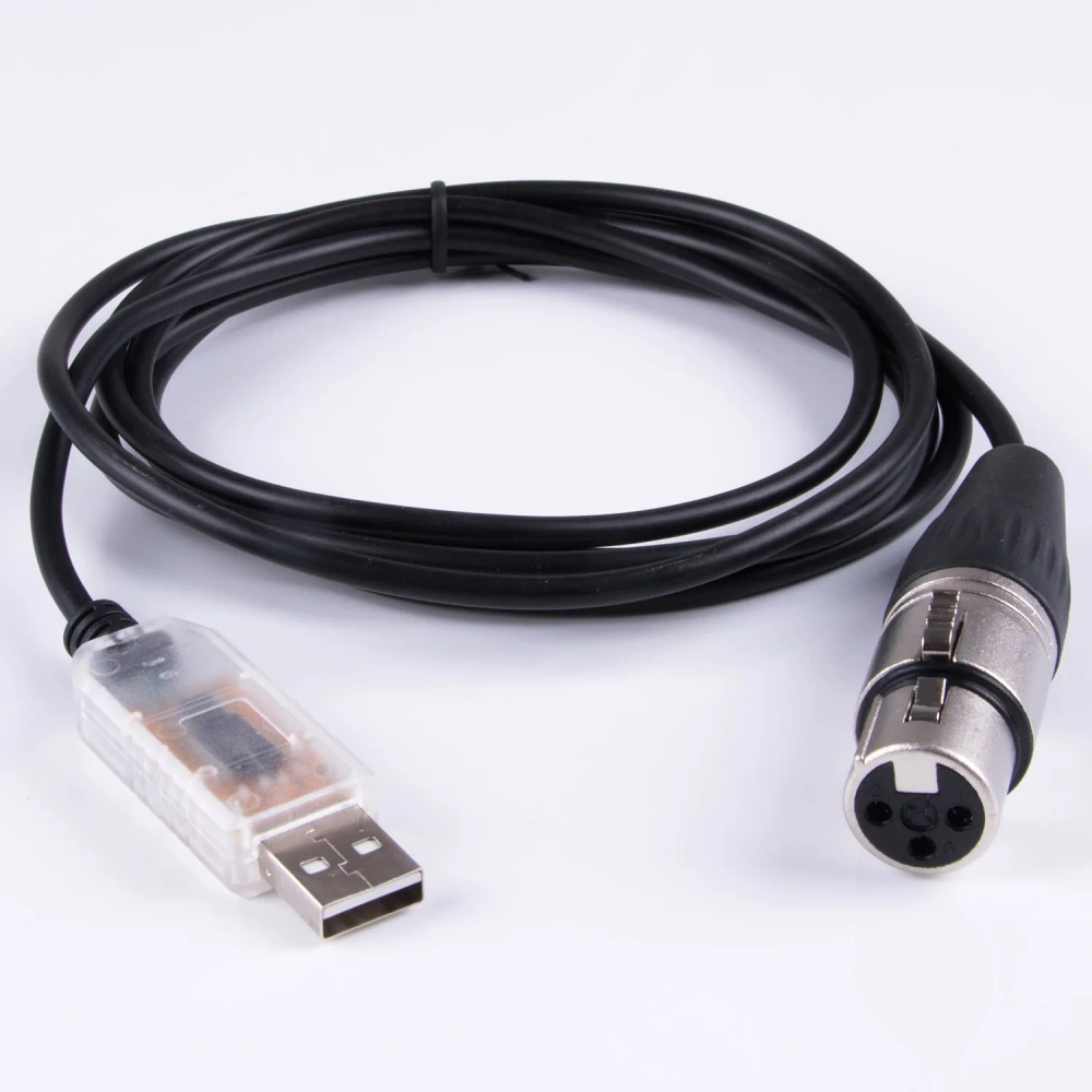 FTDI FT232RL USB to RS485 XLR Adapter DMX Interface Cable for OLA / OpenLightingProject