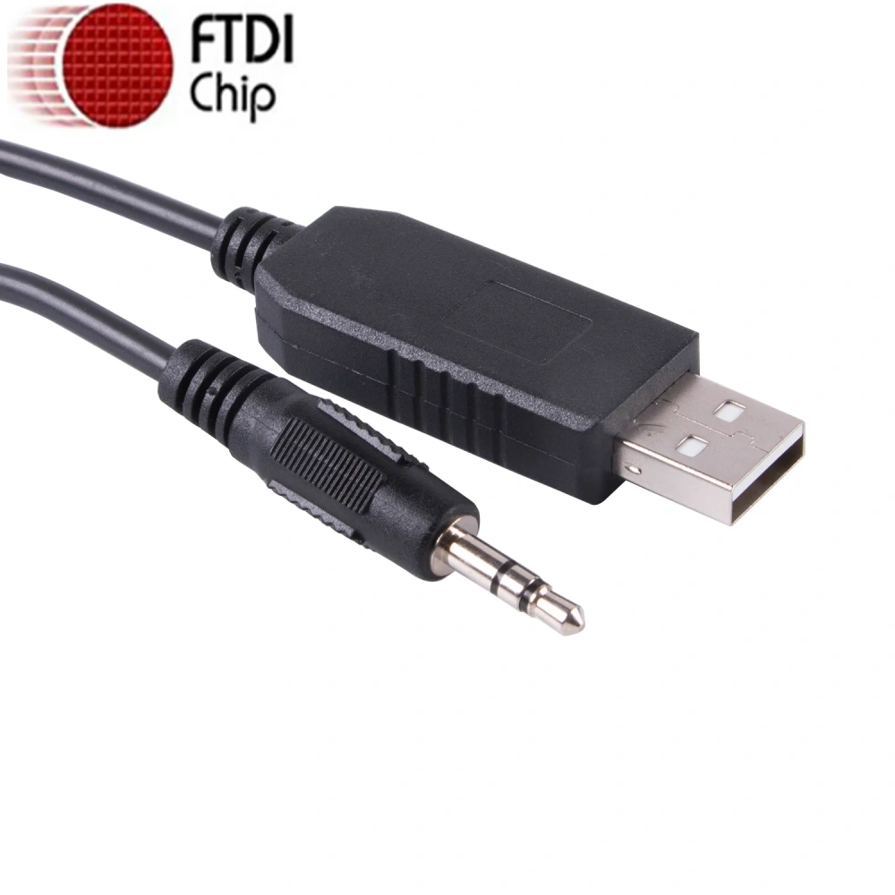 FTDI USB to 3.5mm Stereo Audio Jack Plug Programming Cable For ICOM Alinco Radio IC-V8 IC-V82 IC-U82 IC-V85 F16 F21 F26 F11
